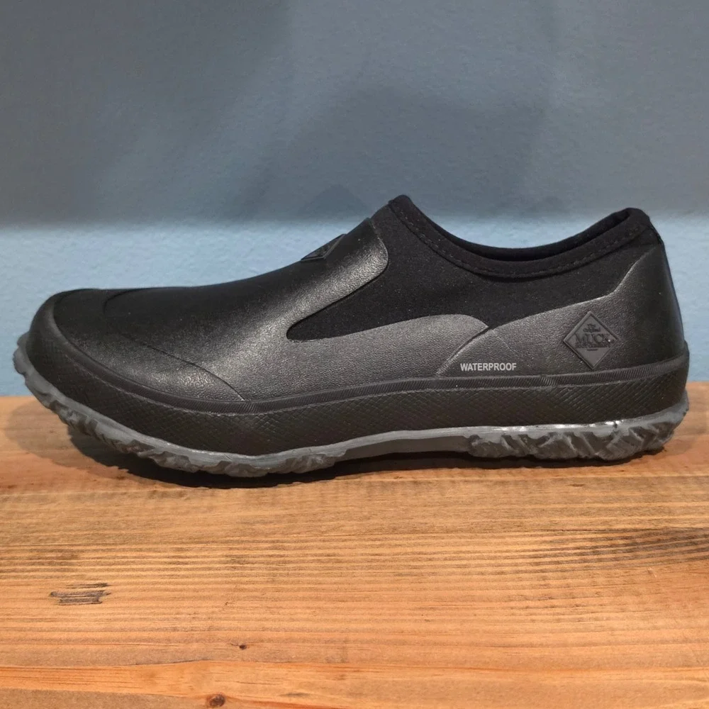 Muck Boot Company Mens Forager Slip On Shoe Black Waterproof FLR-000 Size 12
